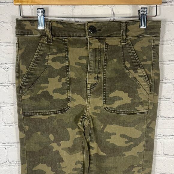 American Eagle AE Jeans Womens 4 Camo Hi Rise Jegging Super Stretch Legging - Picture 2 of 11